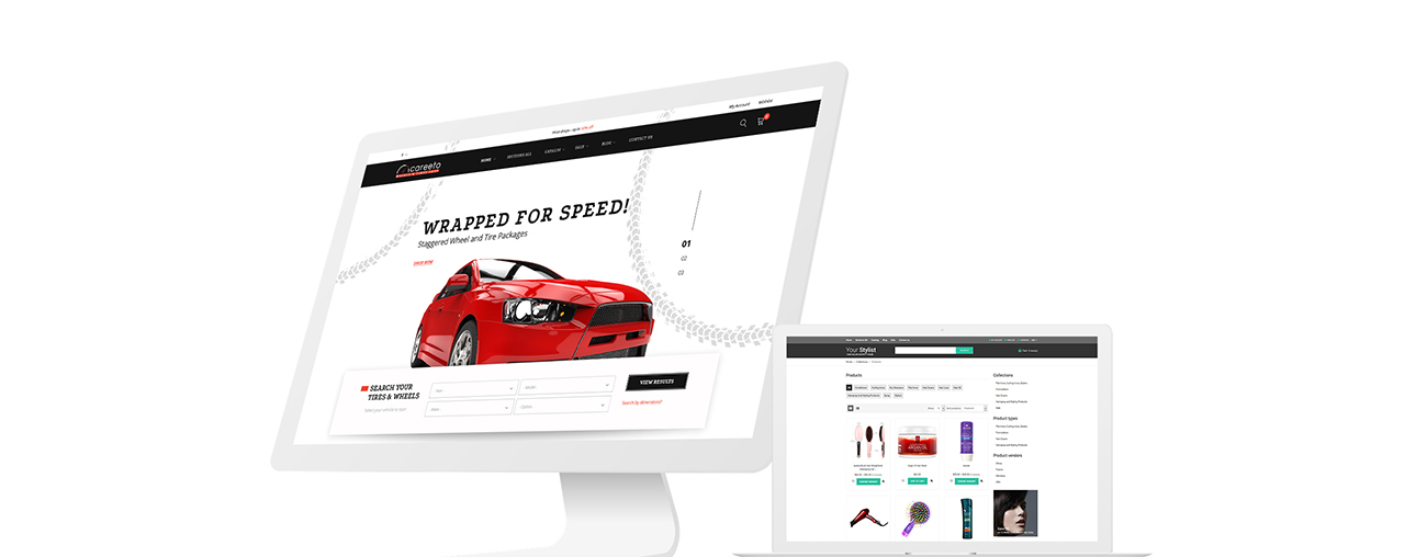 модный интернет-магазин автозапчастей shopify theme