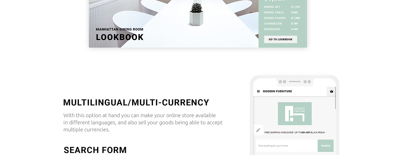 шаблон opencart мебельного магазина