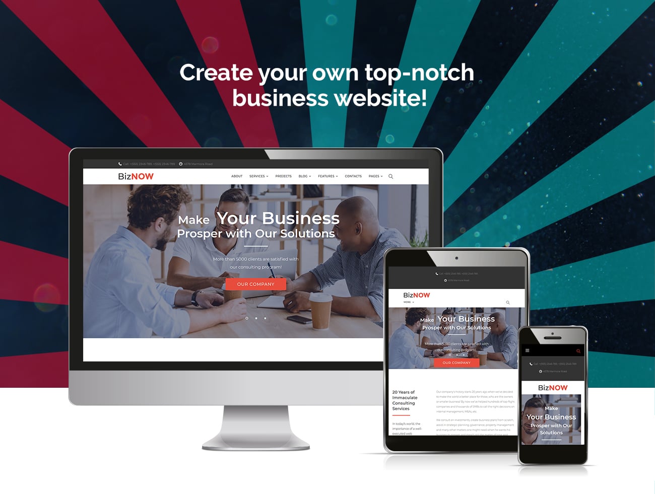 Бизнес-Консалтинг wordpress elementor тема
