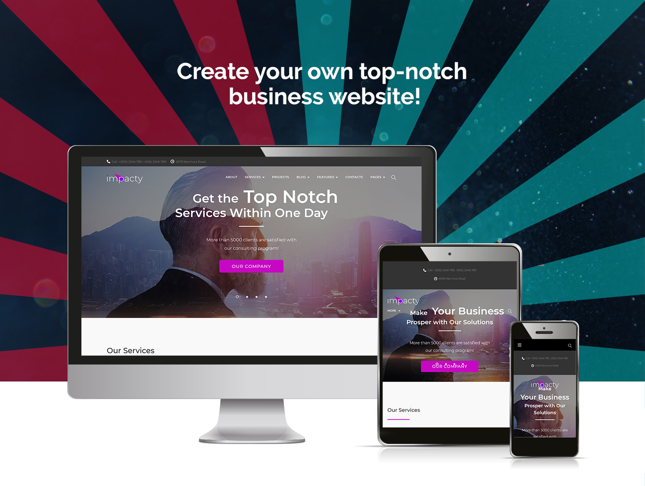 бизнес консалтинг wordpress elementor theme