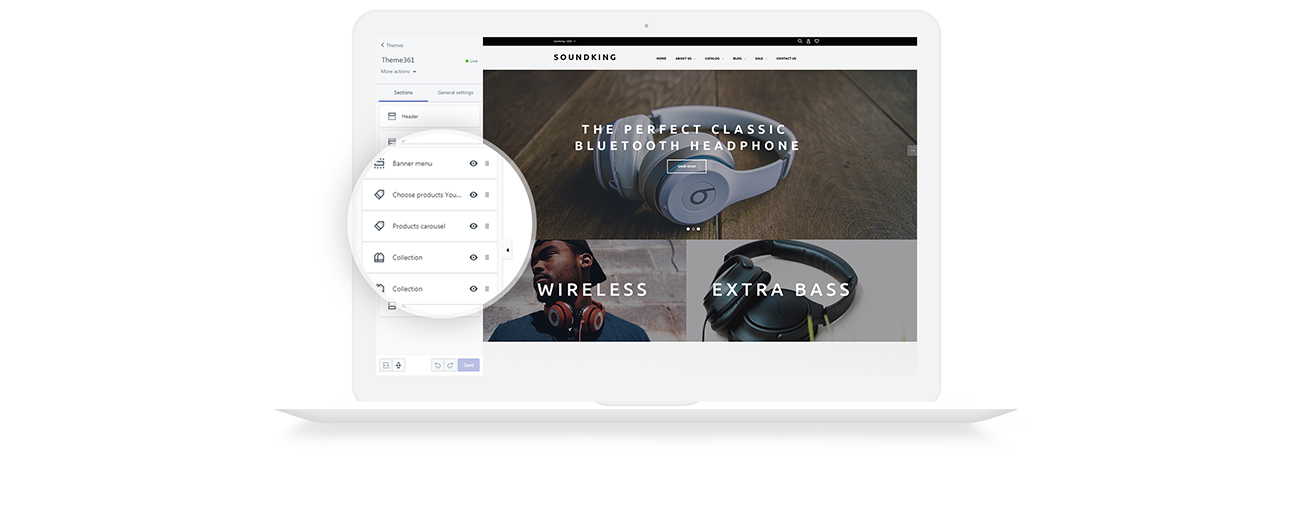 тема электронного интернет магазина shopify