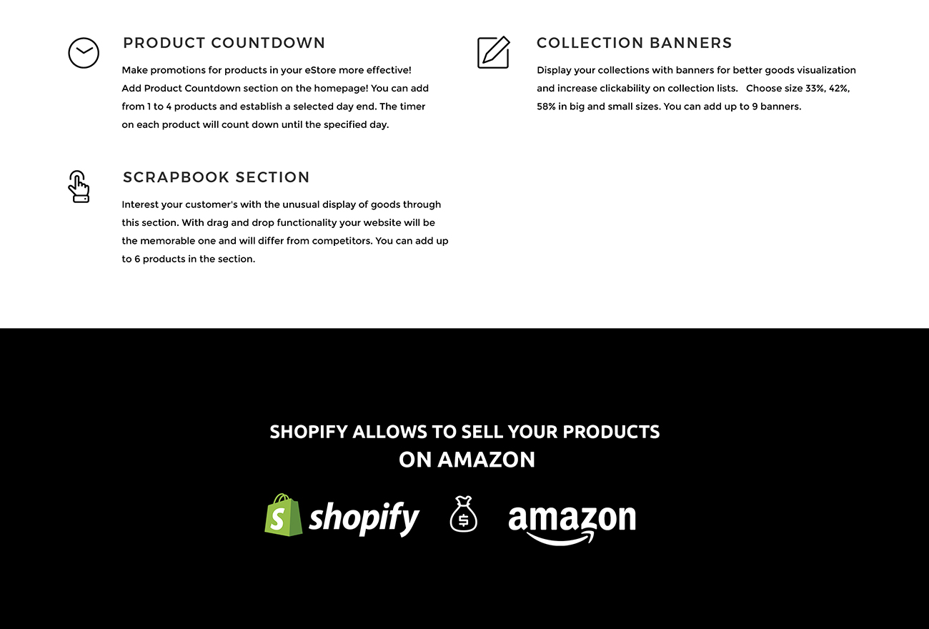 тема электронного интернет магазина shopify