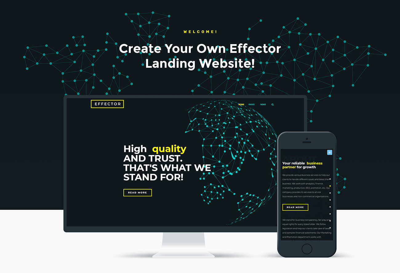 целевая страница wordpress elementor theme
