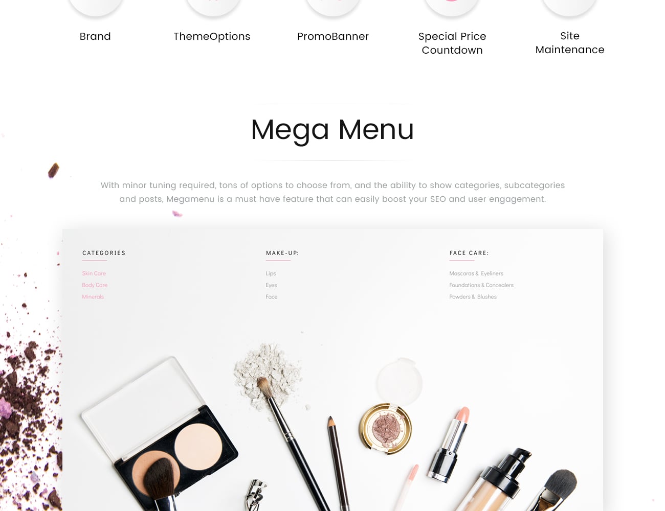 магазин косметики magento theme
