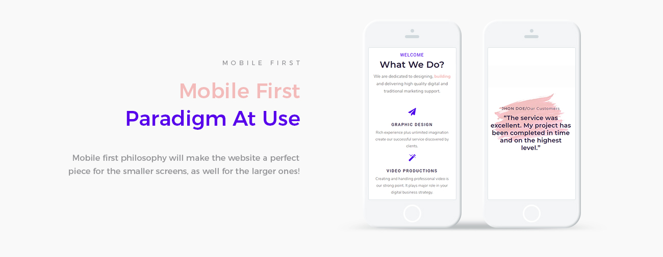 креативная минимальная отзывчивая тема wordpress elementor