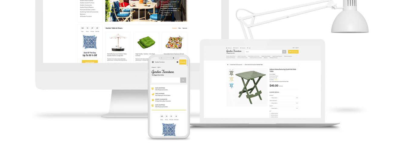 шаблон opencart для садовой и офисной мебели