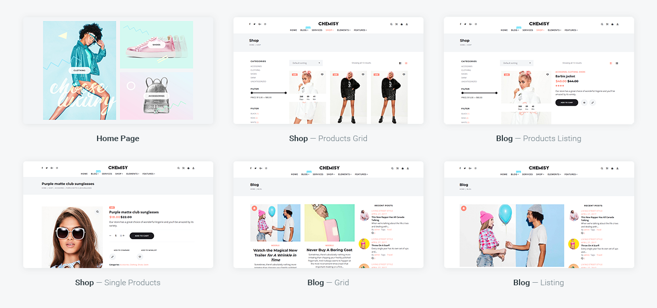 одежда elementor woocommerce тема