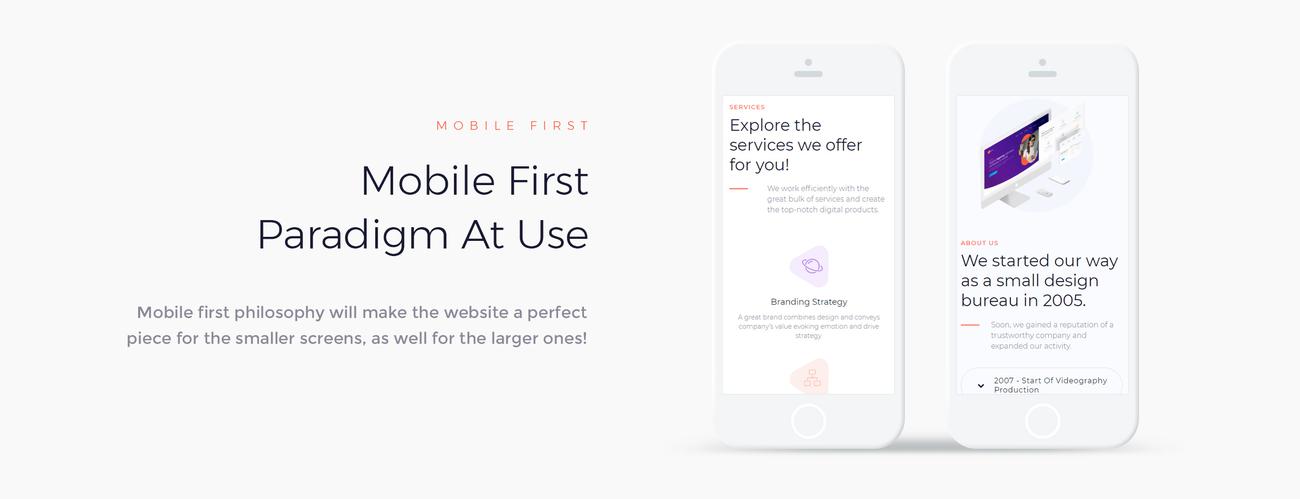 корпоративное цифровое агентство wordpress elementor theme