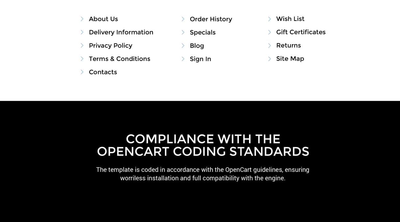 элегантный сигарный интернет-магазин opencart шаблон