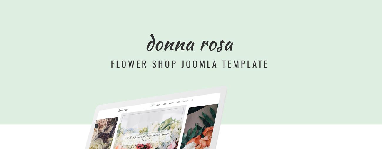 изысканный шаблон флористического агентства joomla
