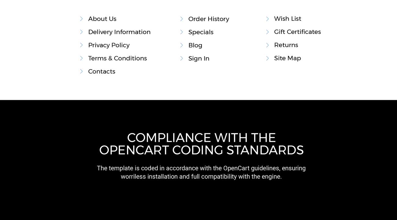 дизайн интерьера интернет магазина opencart шаблон