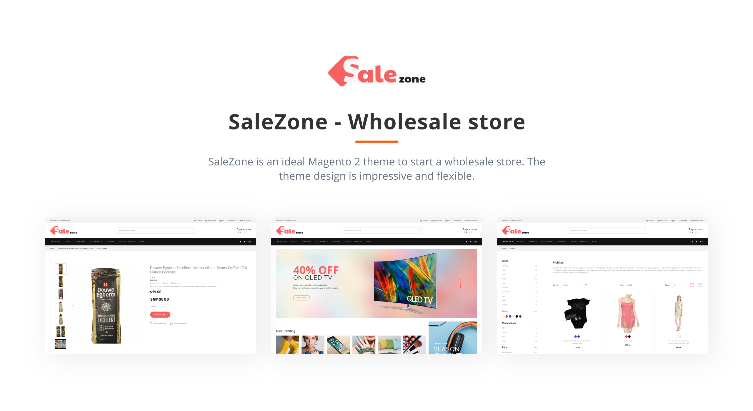 Оптовая электронная коммерция magento theme