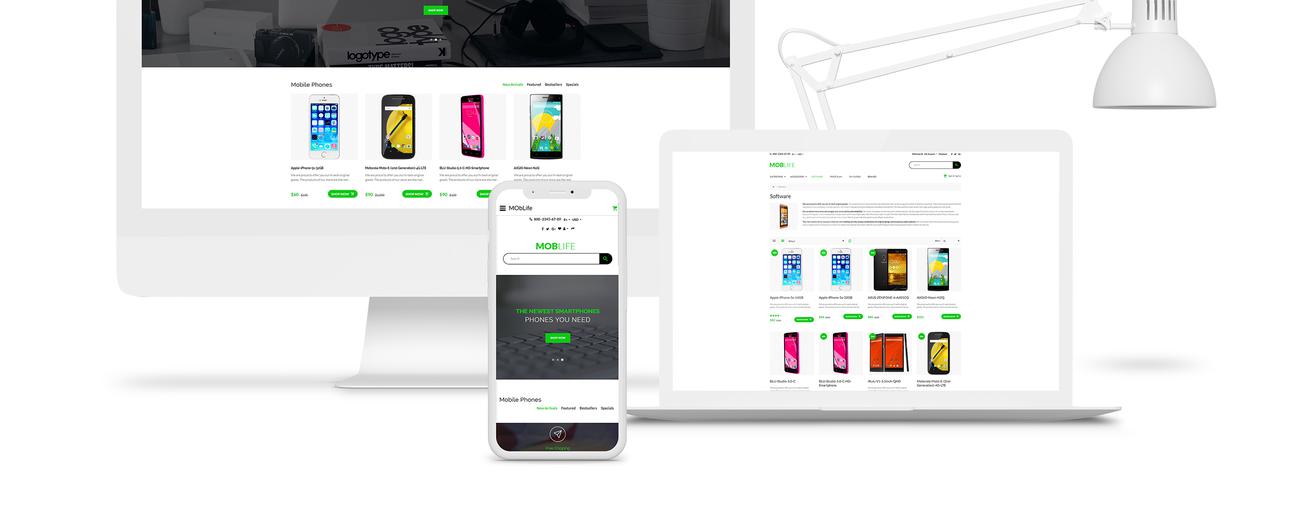 шаблон магазина мобильных телефонов opencart