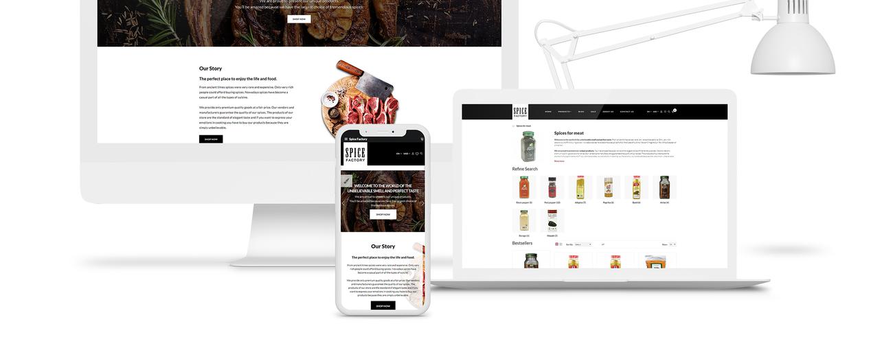 spice factory отзывчивый шаблон opencart