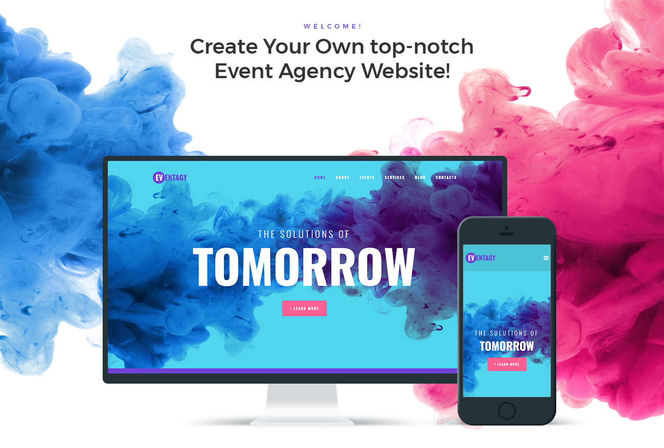 event agency wordpress elementor theme