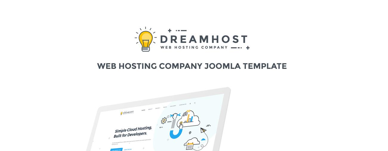 шаблон облачного хостинга joomla