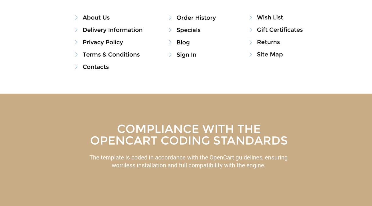шаблон магазина часов opencart