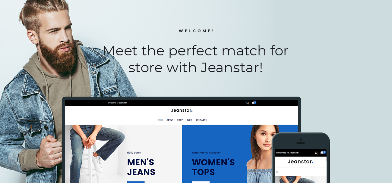 магазин одежды elementor woocommerce тема
