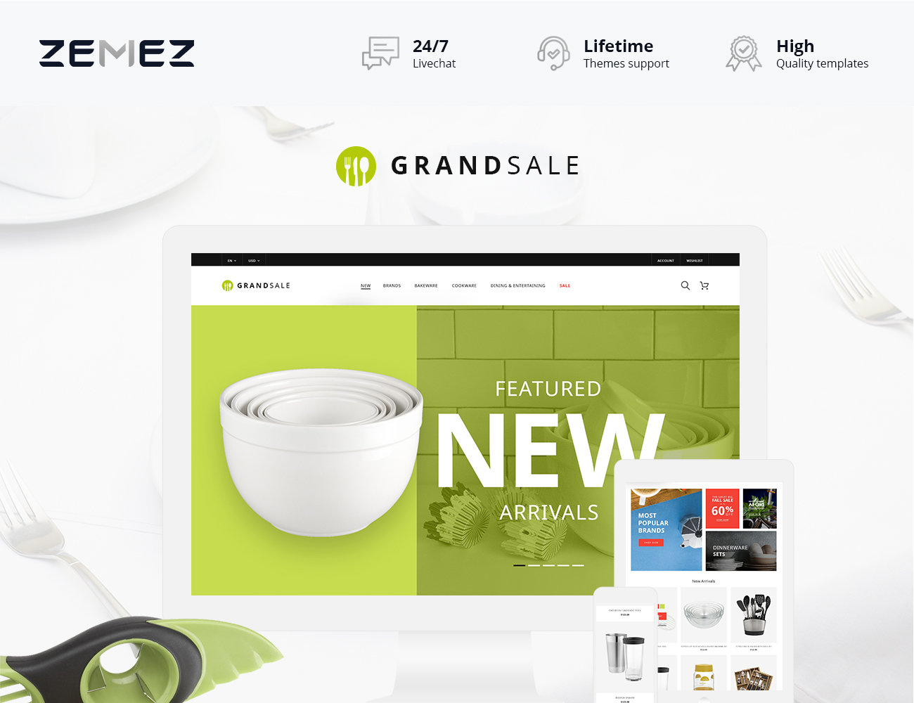 кухонные принадлежности magento theme