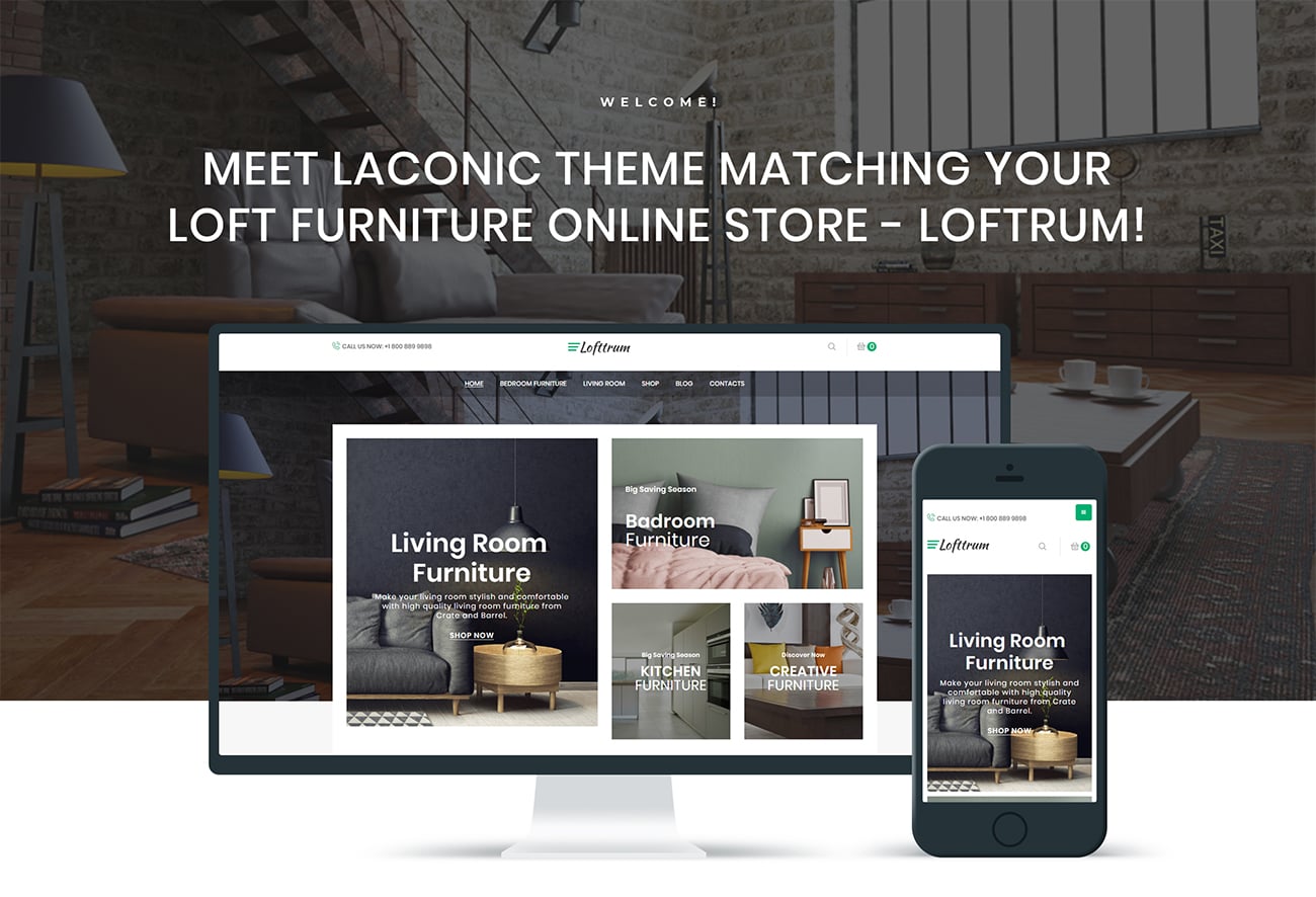мебельный интернет магазин elementor woocommerce theme