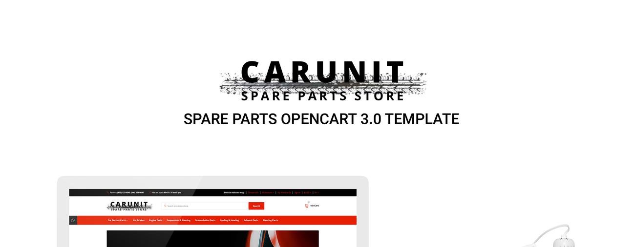 шаблон opencart запасных частей