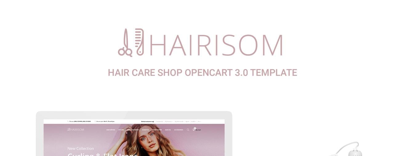 шаблон hairisom opencart