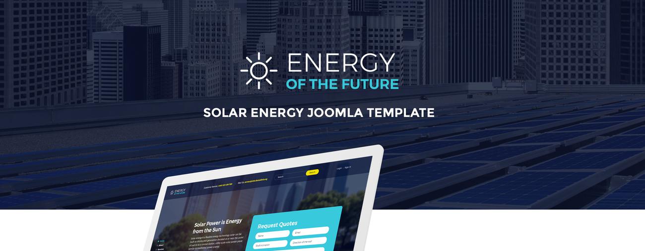 шаблон солнечной энергии joomla