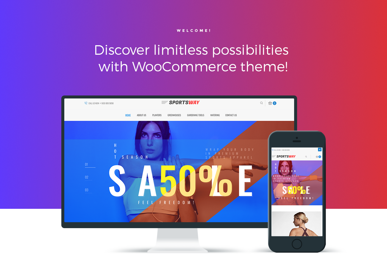 спортивный магазин elementor woocommerce theme