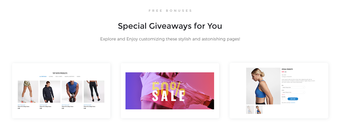 спортивный магазин elementor woocommerce theme