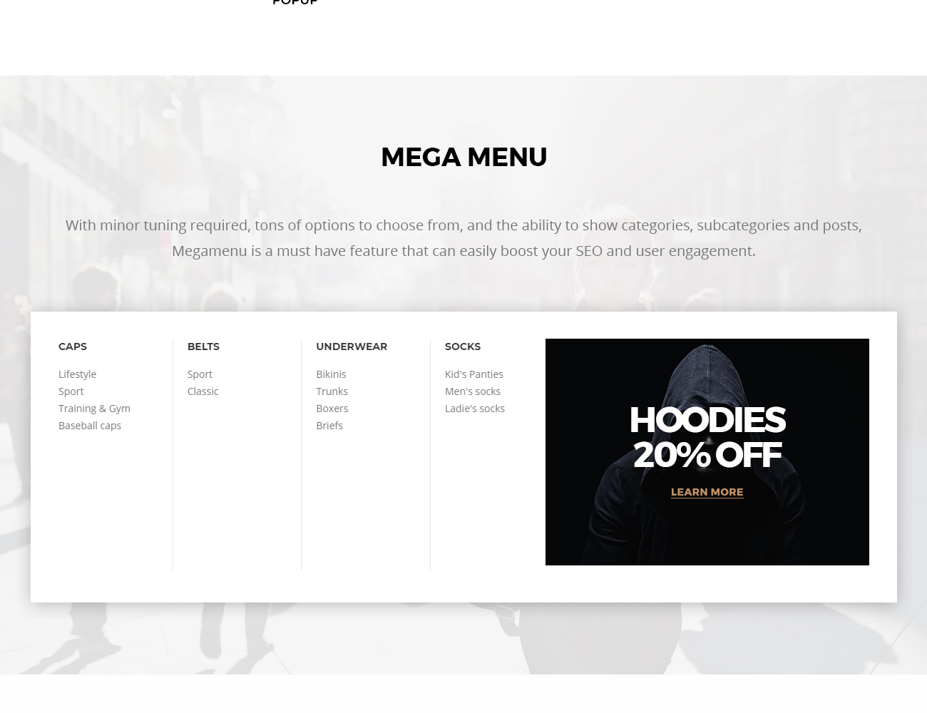 одежда magento тема