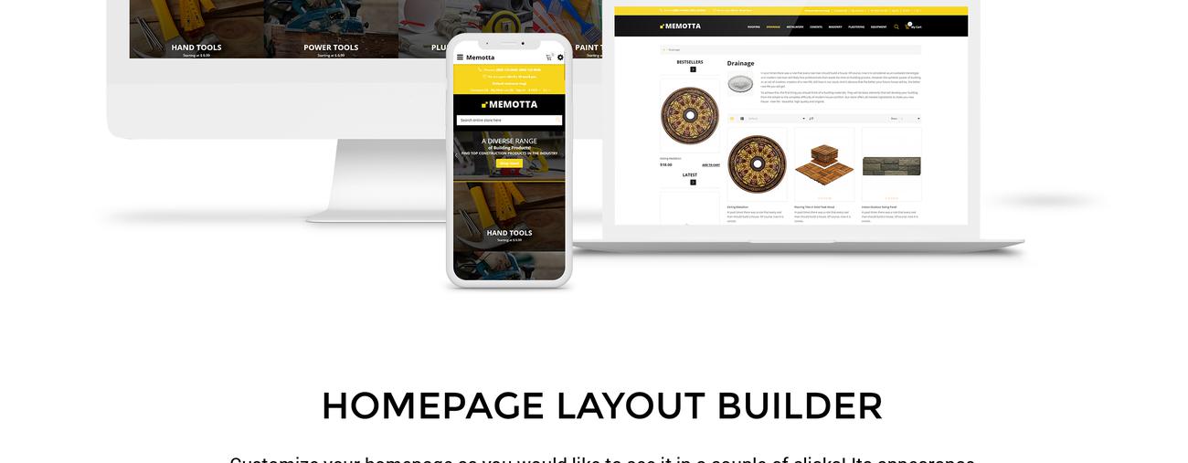 шаблон opencart магазина строительных материалов