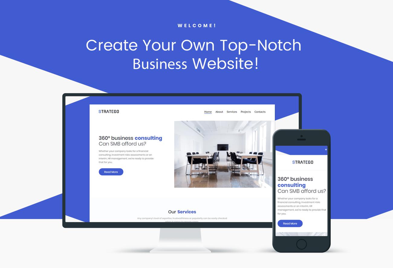 бизнес wordpress elementor тема