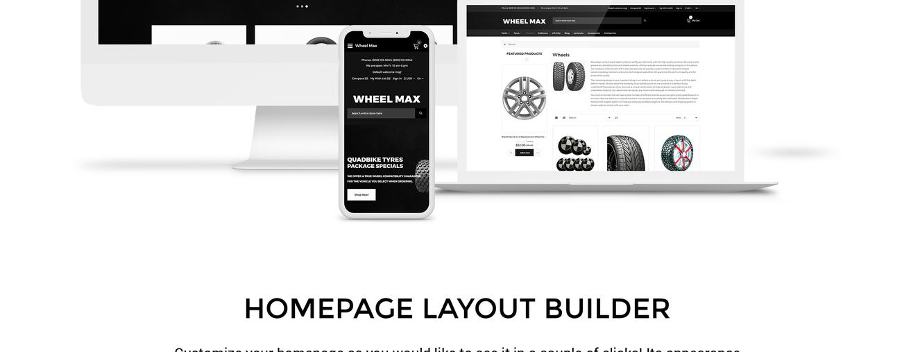 магазин шин и дисков шаблон opencart