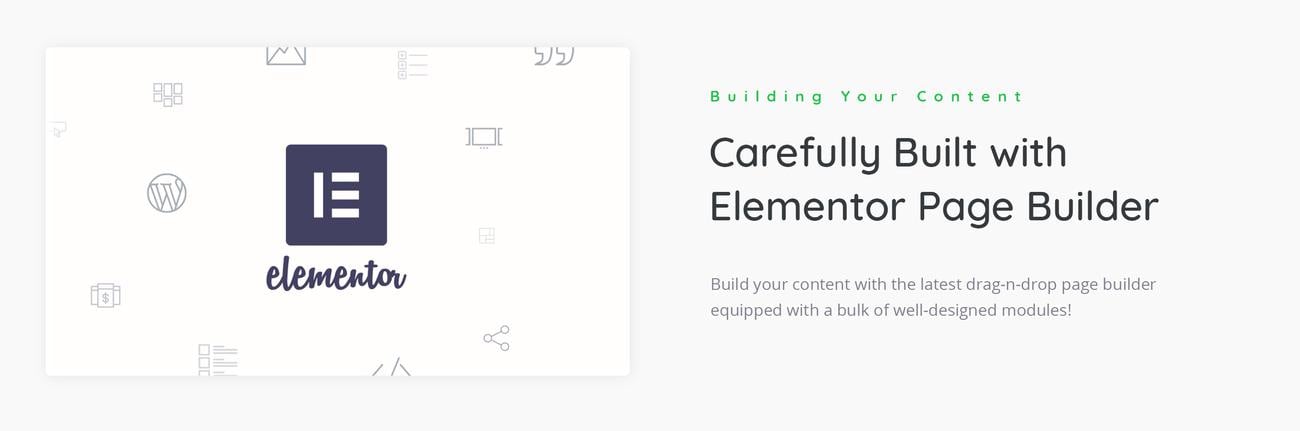 окружающая среда многоцелевая тема wordpress elementor