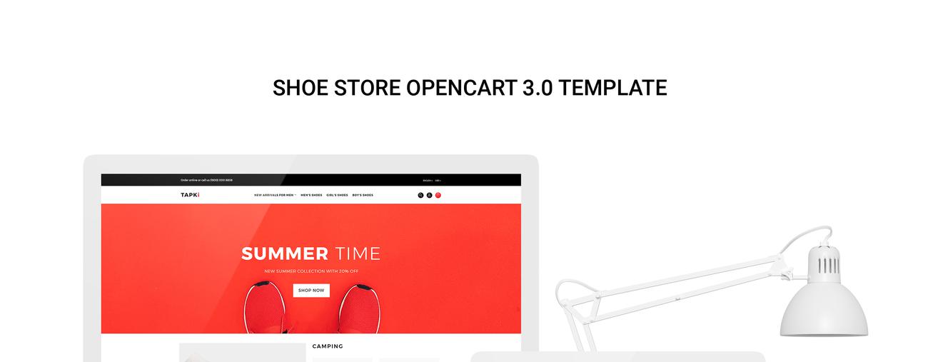 шаблон opencart обувного магазина
