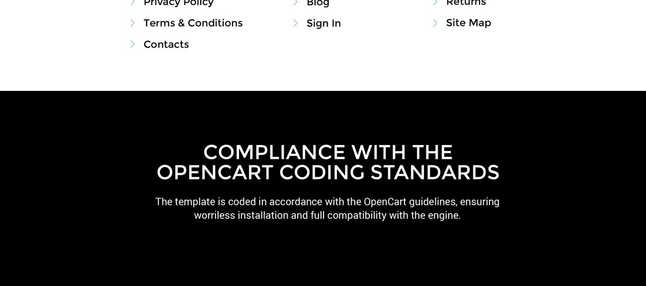 простой шаблон интернет-магазина зоотоваров opencart