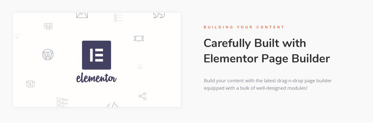 бизнес маркетинг wordpress elementor theme