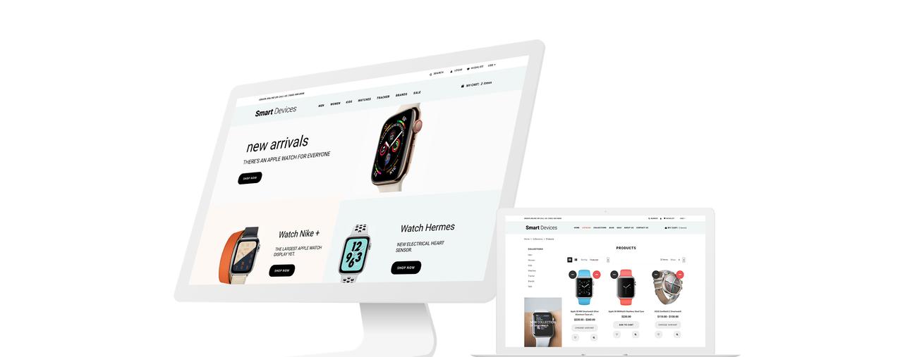 умные часы и трекеры shopify тема