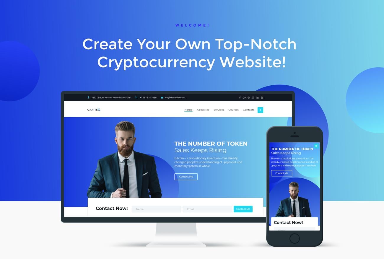 ico маркетинг wordpress elementor тема