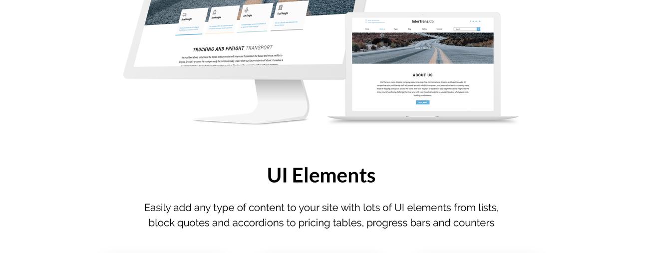 транспортный шаблон joomla