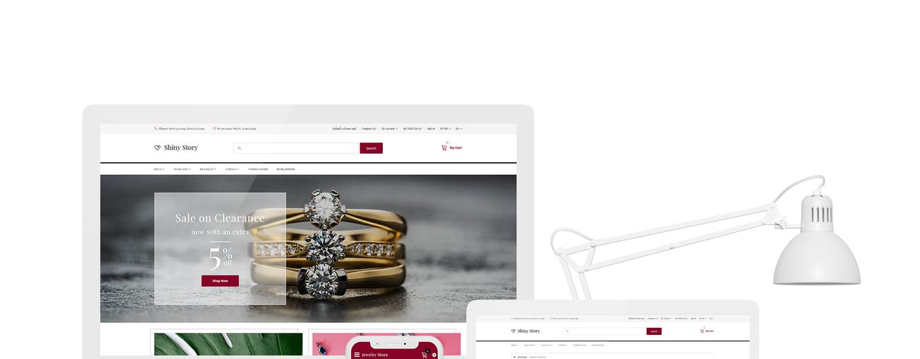 шаблон ювелирного opencart