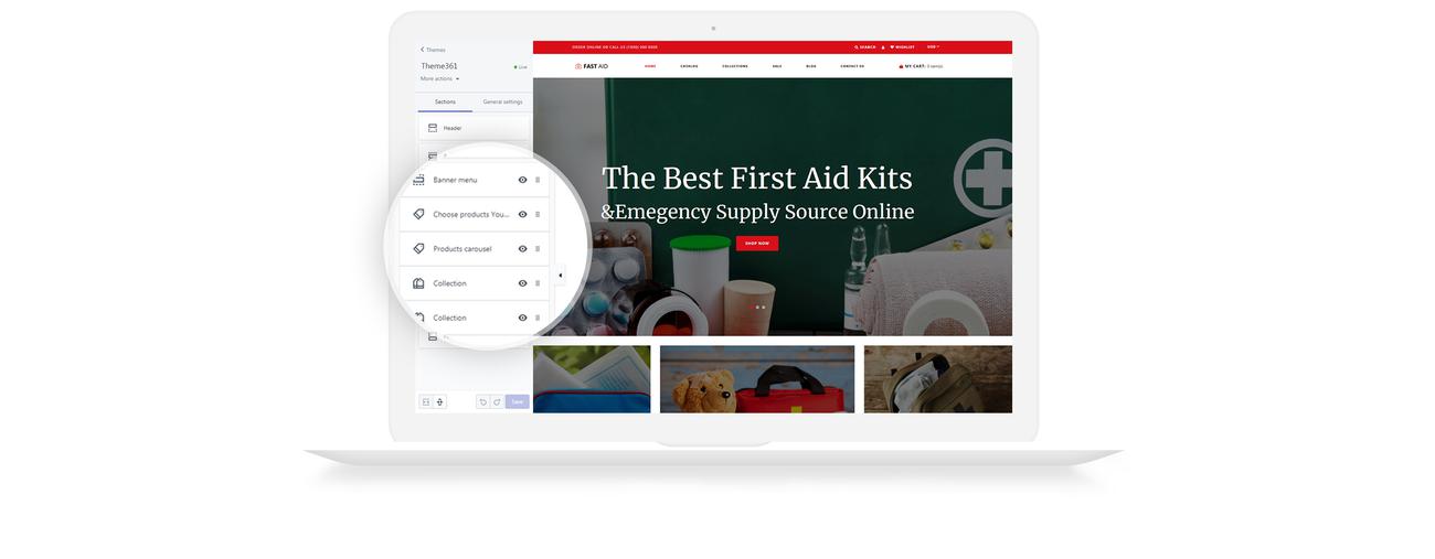 тема medical shopify