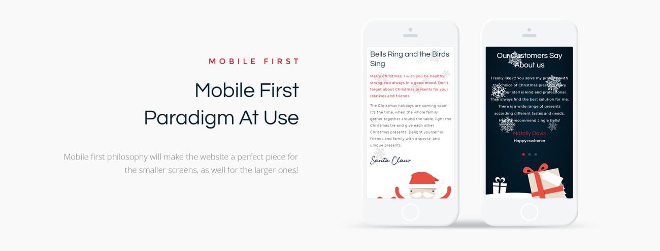event making holiday party website wordpress theme