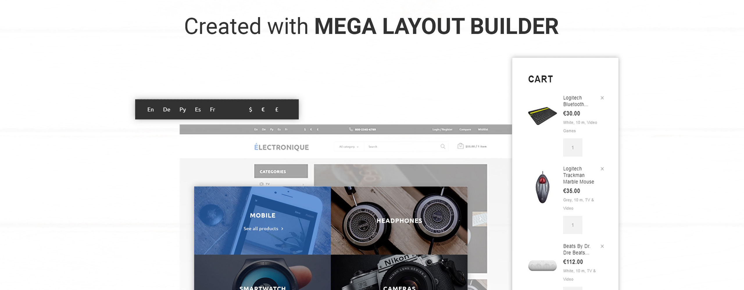 магазин электроники prestashop тема