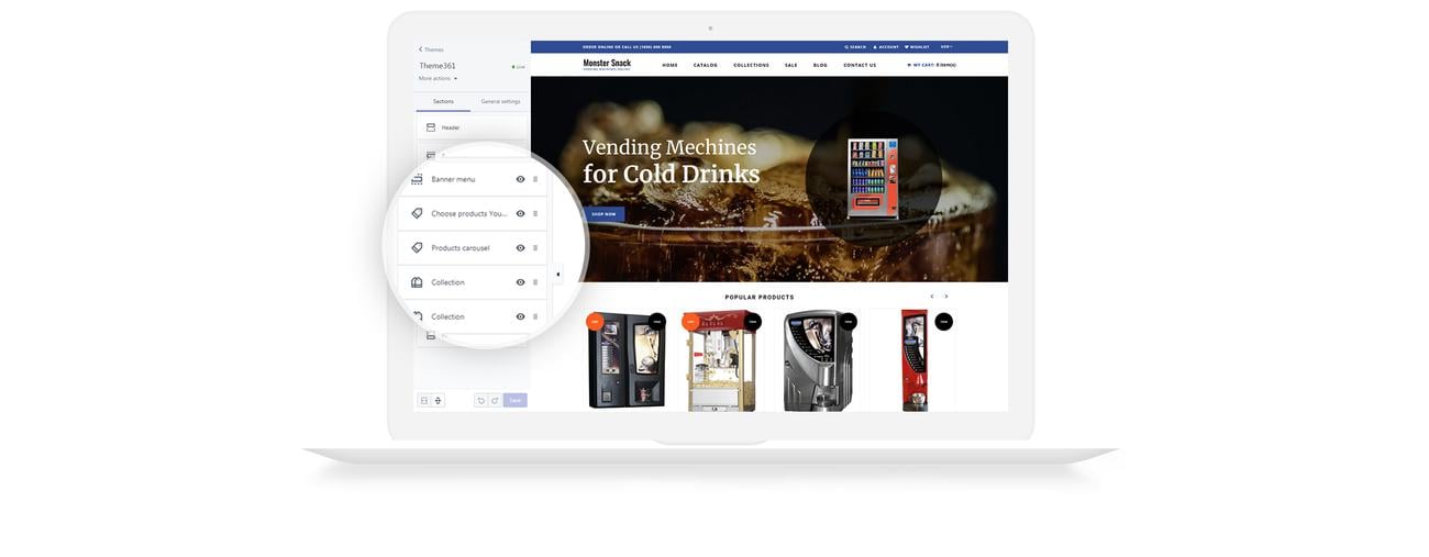 современная тема bootstrap shopify shopify