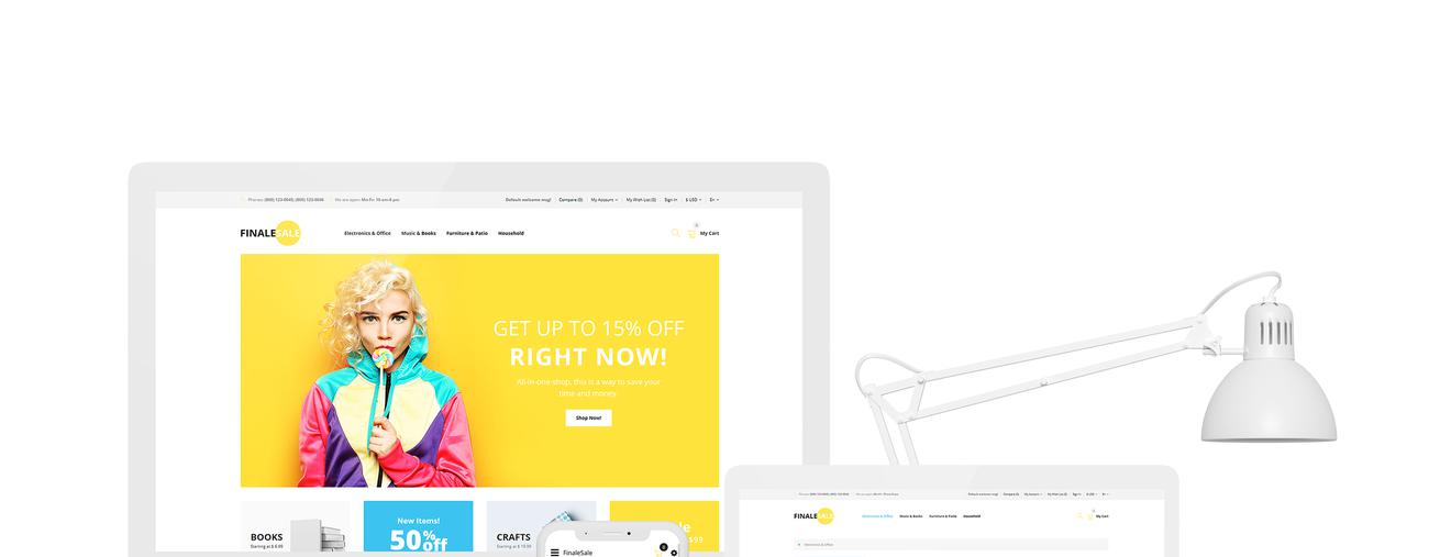 оптовый мультивалютный простой шаблон opencart