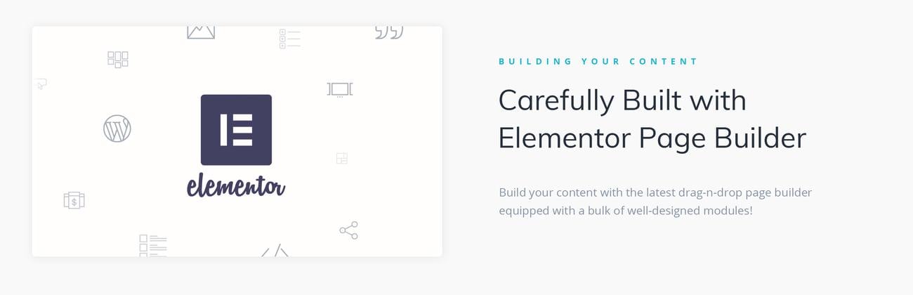 бизнес мобильное приложение многоцелевая чистая тема wordpress elementor