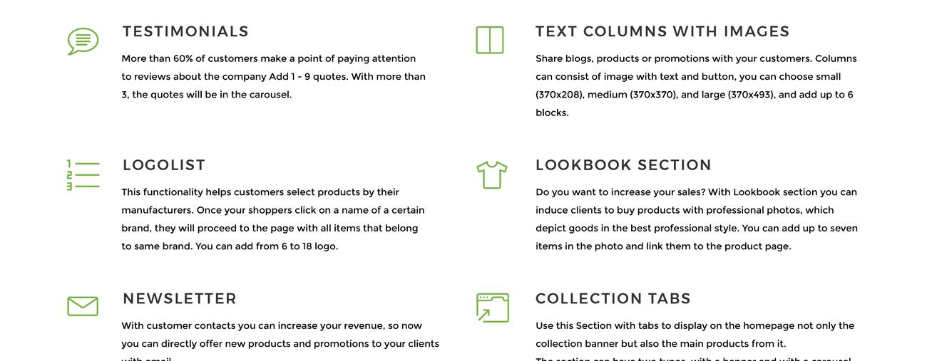 питание отзывчивая простая тема shopify
