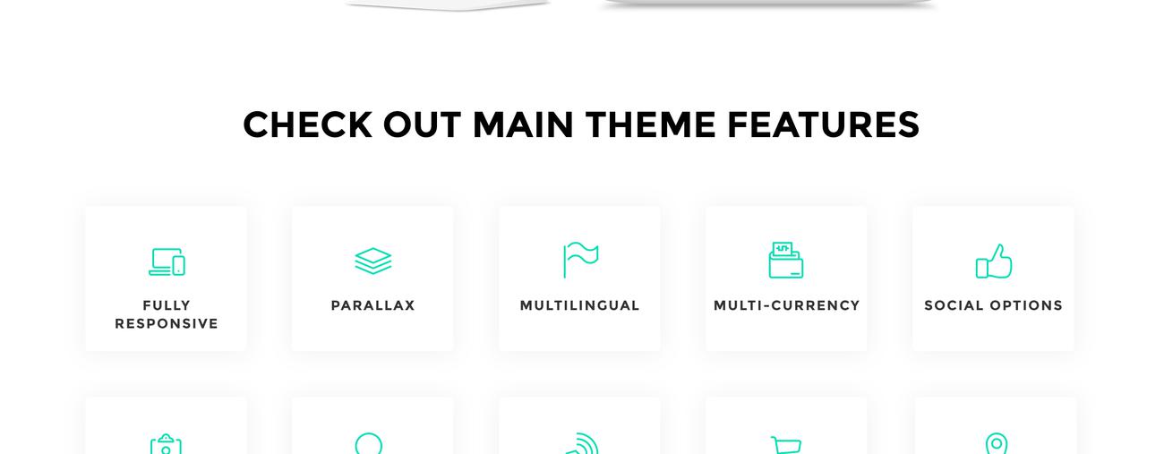 мощная чистая тема bootstrap shopify