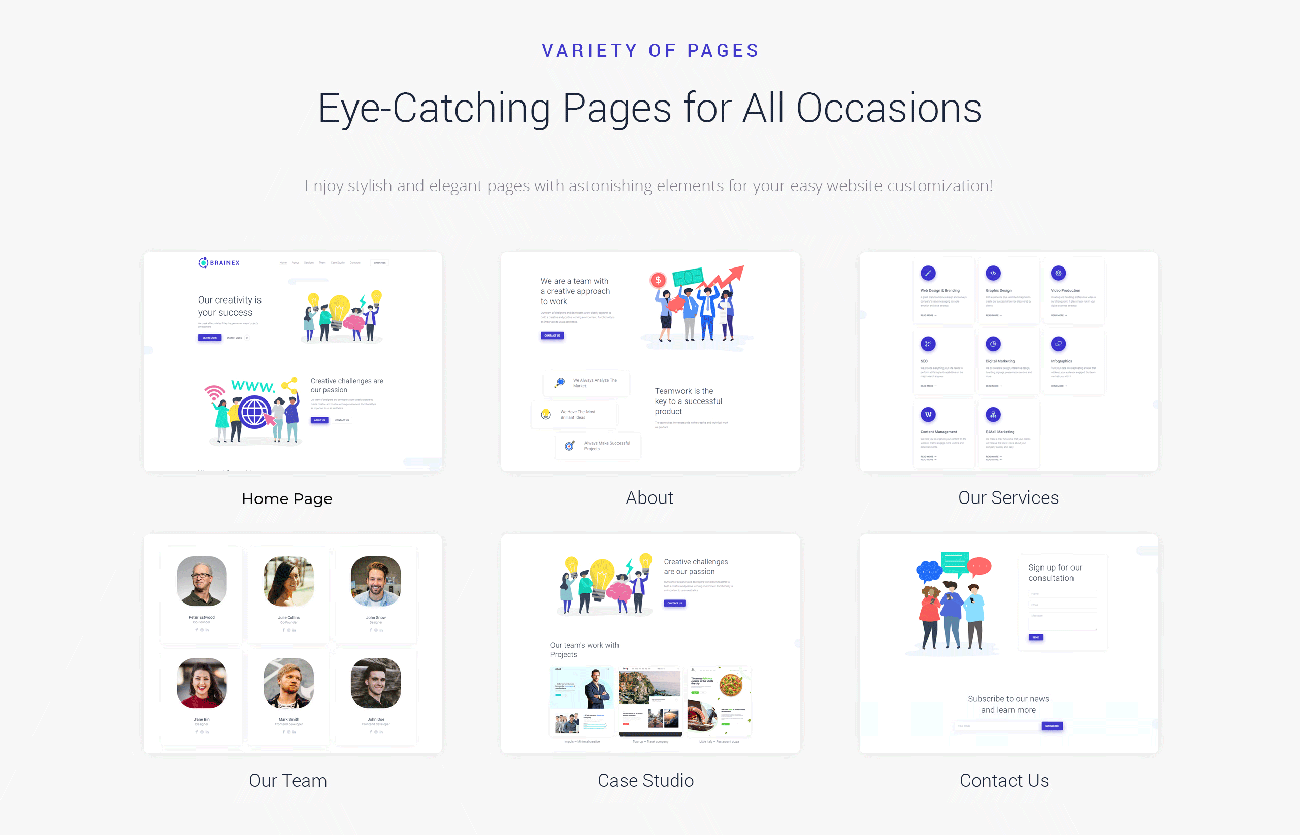 creative studio multipurpose minimal wordpress elementor theme